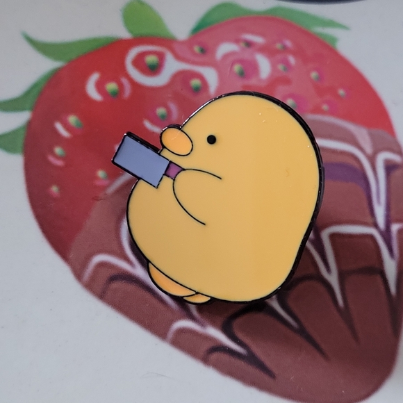 Deadly Duckie Enamel Pin - Picture 3 of 7